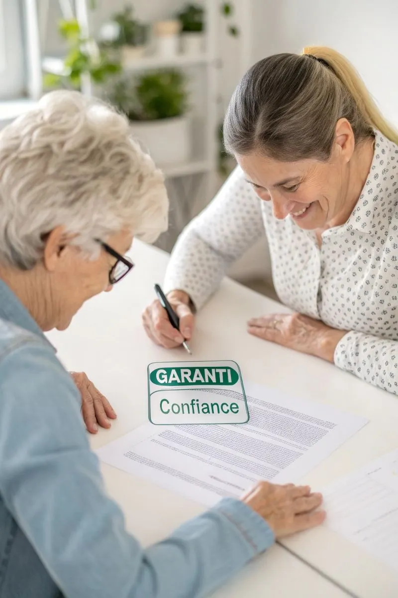 Illustration d’une signature de contrat d’assurance